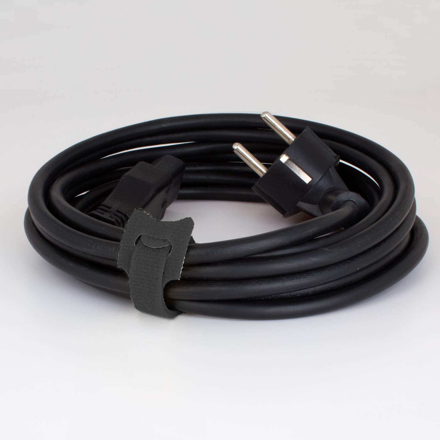 Cable Candy Hook & Loop Black - Premium Cord Management & Cable Organizer for Home, Office & Travel - Keep Wires Tidy & Organized