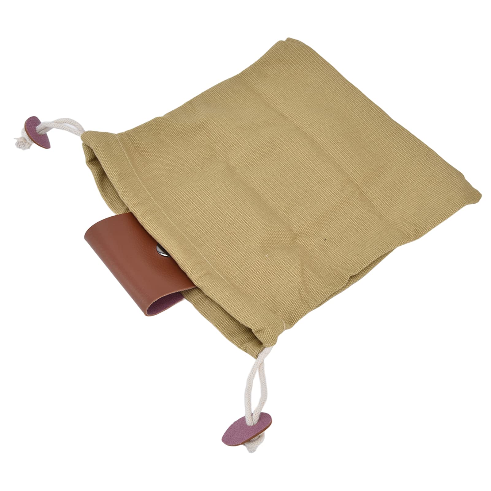 **Yosoo Heavy-Duty Canvas Fruit Picking Bag - Durable Camping Storage Bag for Outdoor Foraging, Hiking & Harvesting (PU Khaki) - Perfect for Apple Picking, Berry Harvesting & Picnic Storage**