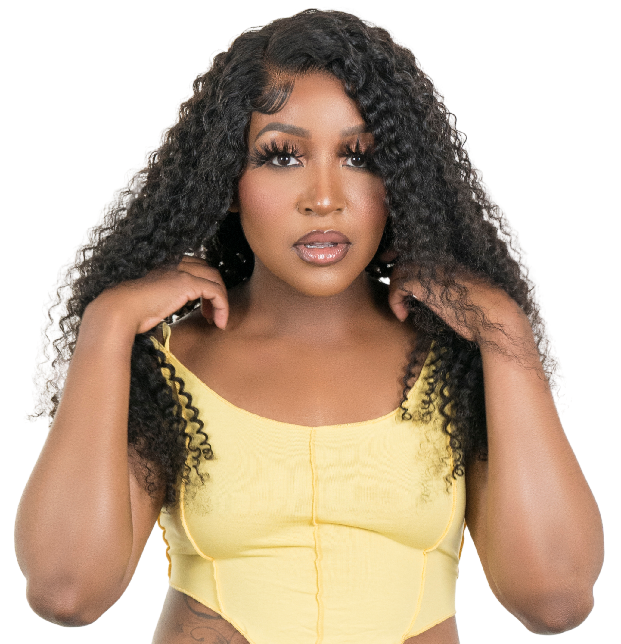 Kinky Curly 4x4 Transparent Lace Closure Wig 100% Human Hair - Natural Look for Black Women | Perfect for Daily Wear, Cosplay & Special Occasions