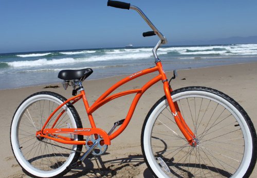 Sixthreezero Urban Lady Beach Cruiser Bike - Women's 3-Speed Hybrid Bicycle for Commuting, Leisure & Beach Rides | Comfortable City & Coastal Cycling