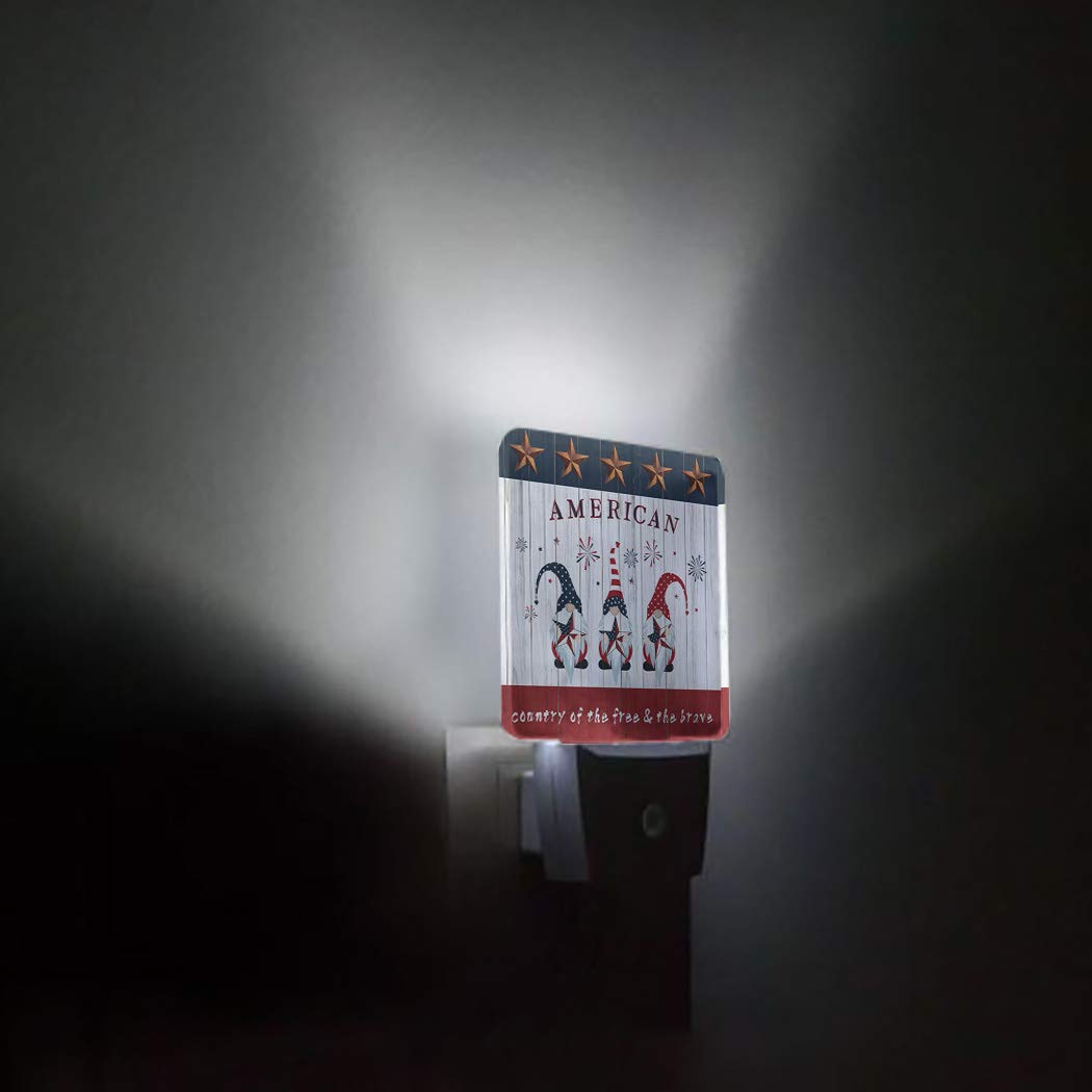 Automatic Sensor LED Night Light Plug in Wall - USA Old Car Design, Energy Efficient Bedroom Decor for Kids, Adults, Girls & Boys - Perfect for Hallways, Nurseries, and Safe Nighttime Navigation