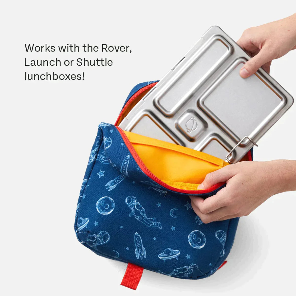 PlanetBox Eco-Friendly Insulated Lunch Tote Bag for Kids & Adults - Perfect for School, Work, Picnics & Outdoor Activities