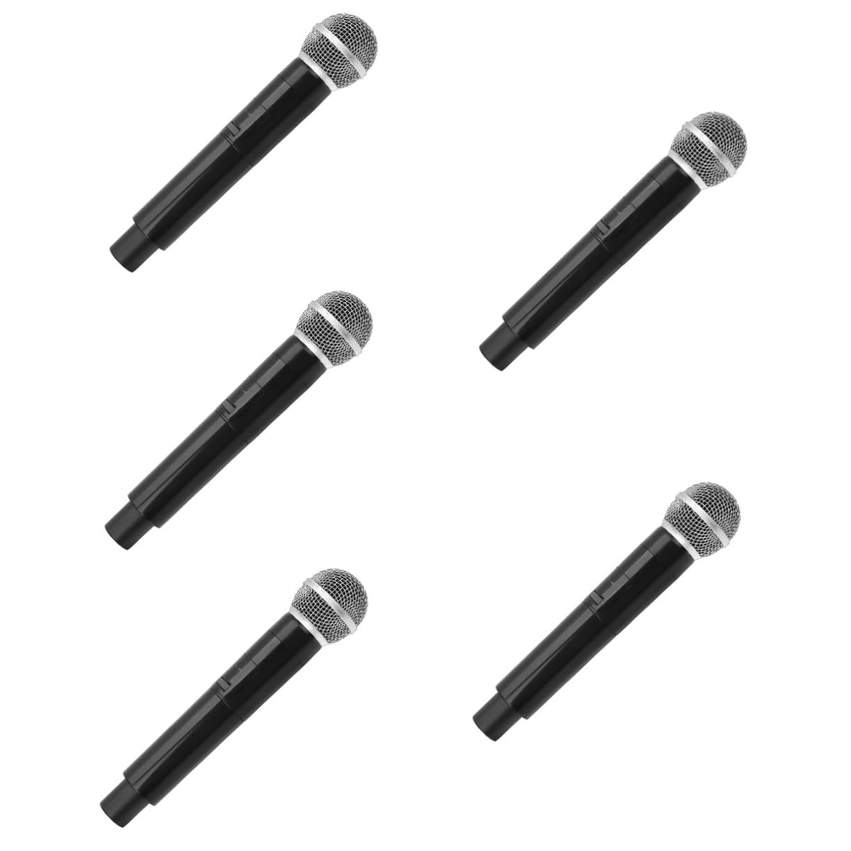 WESIEVYA 5-Piece Toy Microphone Set for Toddlers - Mini Portable Pretend Play Microphone, Musical Simulation Microphone for Kids - Perfect for Birthday Gifts, Karaoke Party, and Early Childhood Music Education
