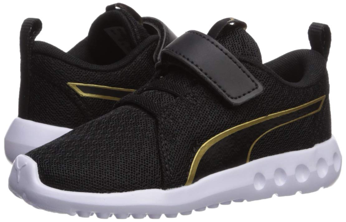 PUMA Unisex-Child Carson 2 Velcro Sneakers - Lightweight Kids' Athletic Shoes for Running, Playground & Everyday Wear