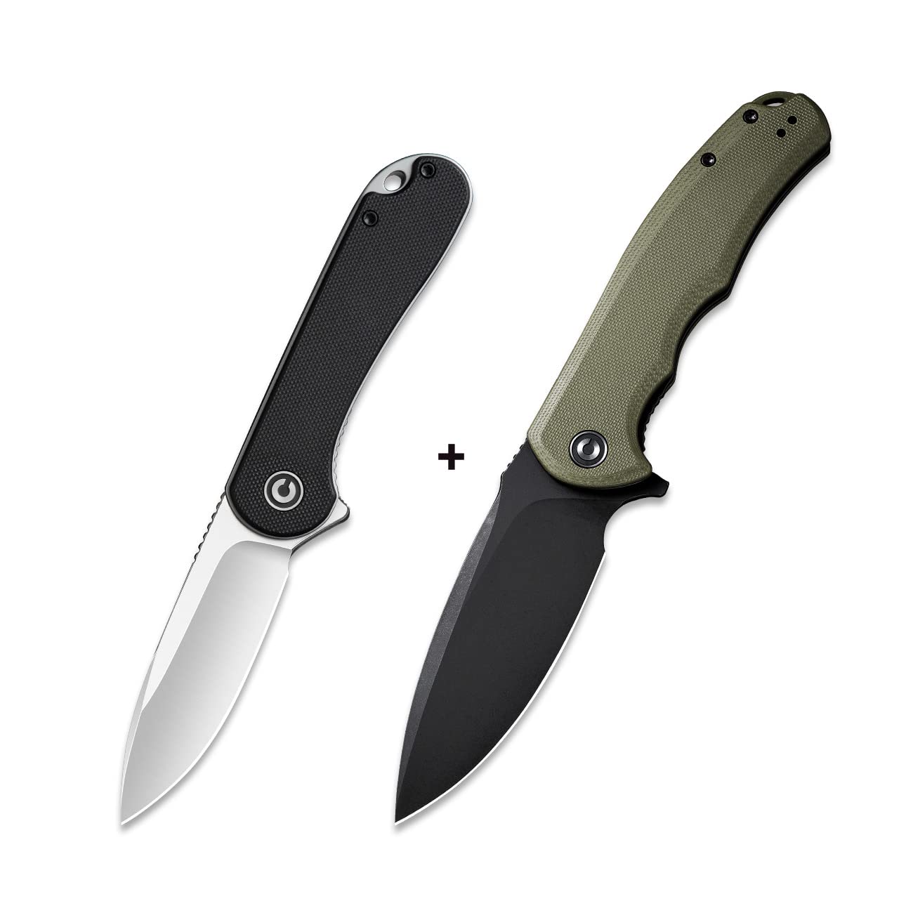 CIVIVI Elementum & Praxis Knife Set - Premium EDC Folding Knives for Everyday Carry, Outdoor Camping, Hiking & Survival Gear