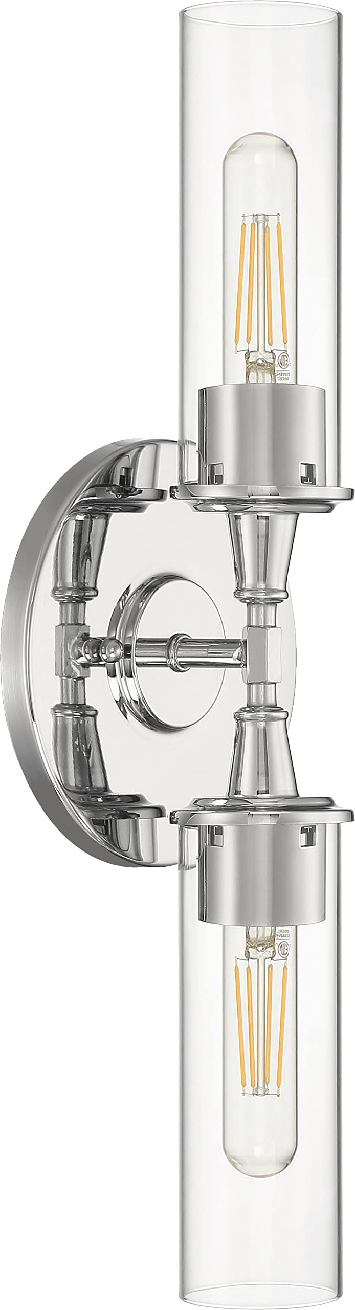 Craftmade 38002-CH Modina 2-Light Wall Sconce - 120W Chrome Finish (20