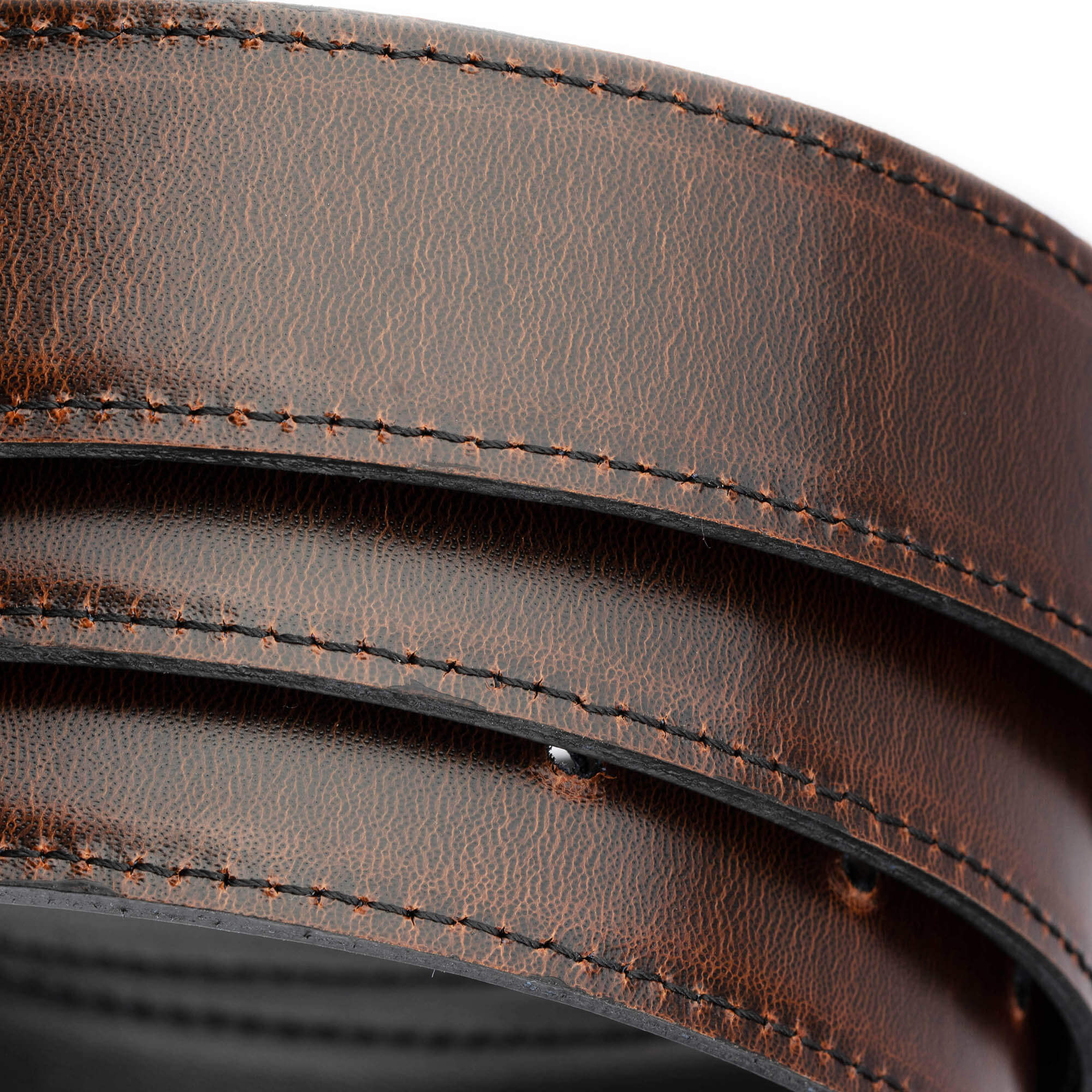 Reversible Black & Brown 3.5cm Genuine Leather Belt Strap Replacement for Montblanc Buckles - Perfect for Business, Casual & Formal Wear