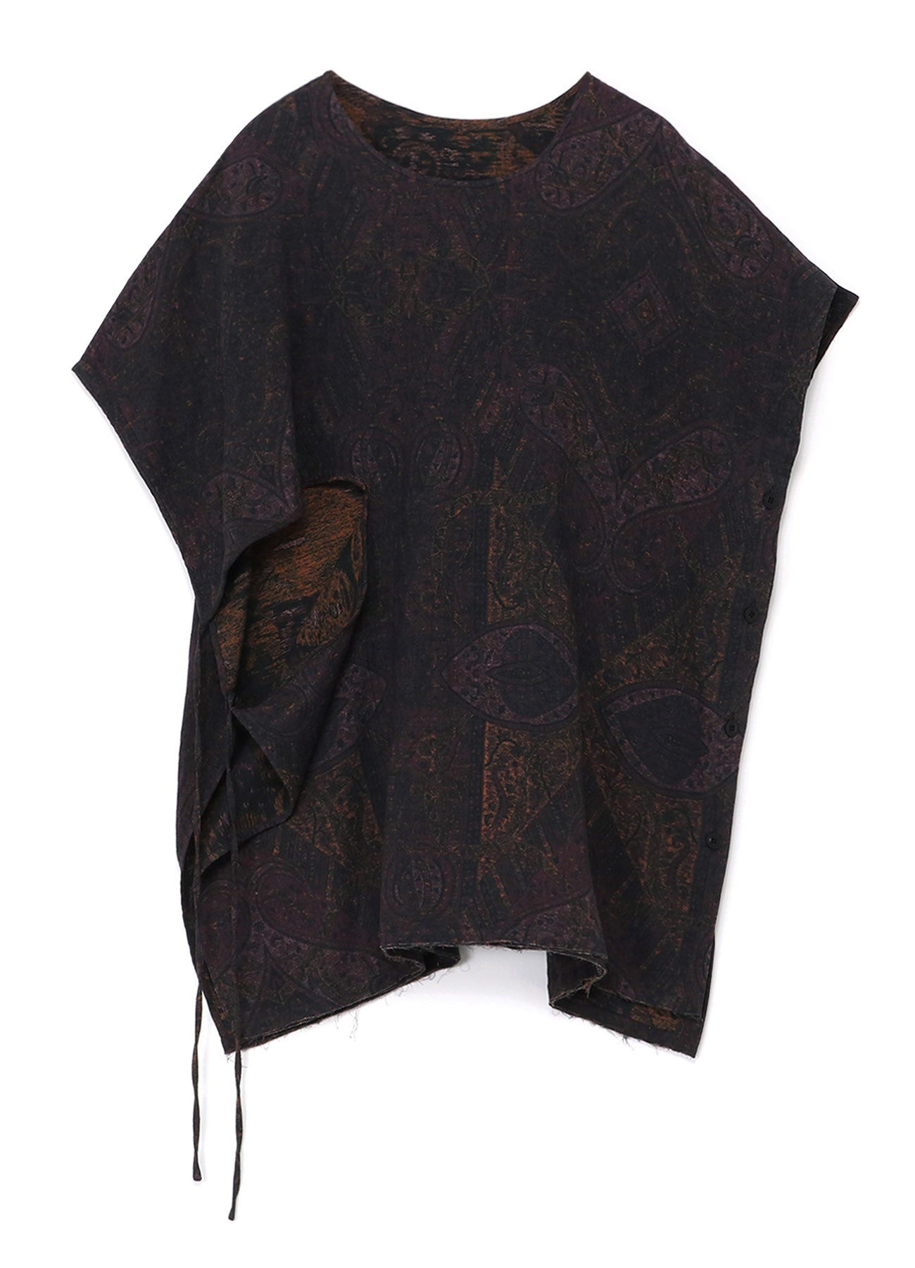 Stylish Cotton Gauze Blouse with Indian Jacquard Print - Perfect for Boho Chic Outfits & Summer Fashion