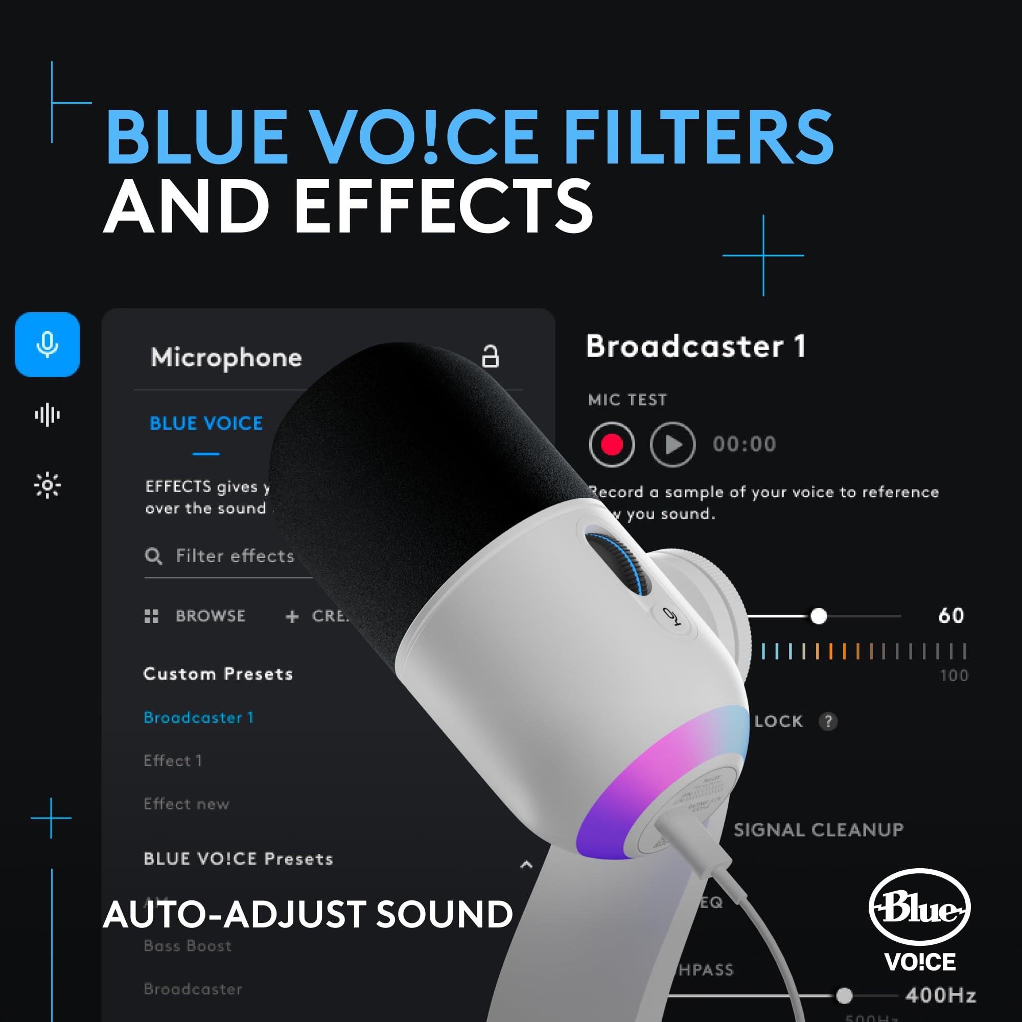 Logitech G Yeti GX Dynamic RGB Gaming Microphone with LIGHTSYNC - USB Streaming Mic for PC & Mac, Supercardioid Pickup, Plug & Play - White | Perfect for Twitch, Discord & Professional Voice Recording