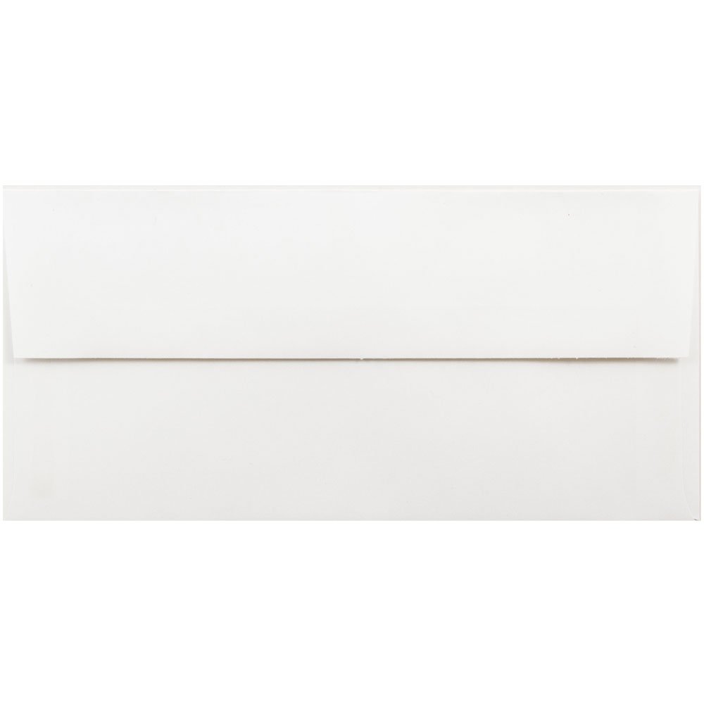 JAM PAPER 3 7/8 x 8 1/8 Inch Gold Foil Lined Invitation Envelopes - Premium White Wedding & Party Stationery - Bulk Pack of 1000 for Events, Greeting Cards & Business Correspondence