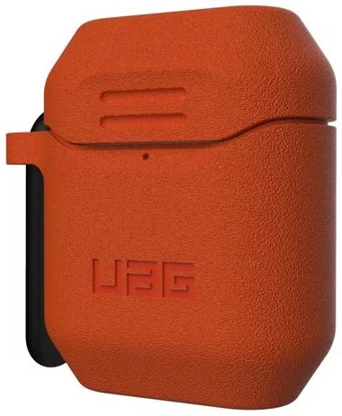 UAG Shockproof Silicone Case for AirPods 1/2 Generation - Orange | Protective Cover for Gym, Running & Outdoor Activities