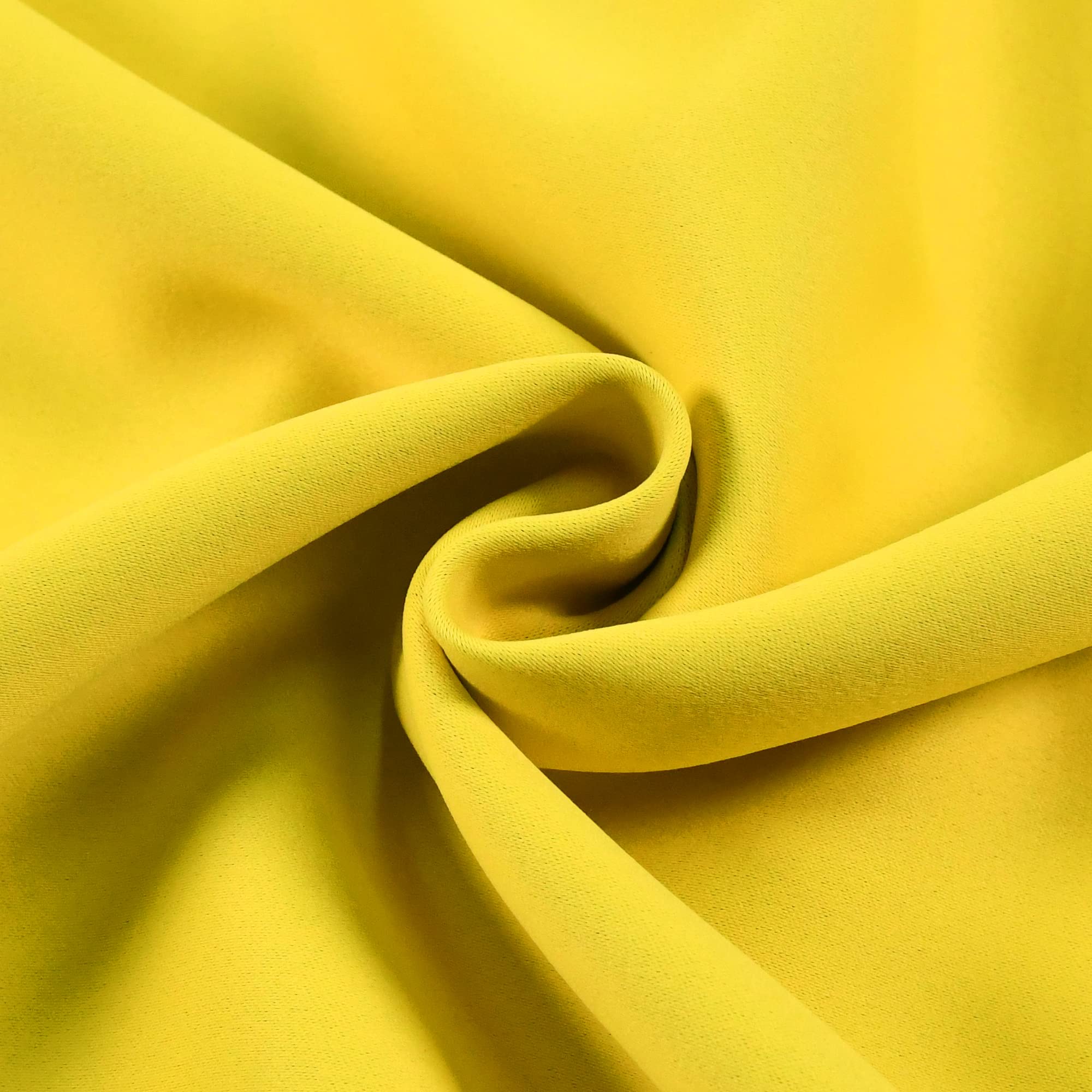45 Inch Yellow Room Darkening Thermal Insulated Curtains - 2 Panels Set for Small/Narrow Windows (W29 x L45 Inch) - Perfect for Living Room, Bedroom & Home Decor - Bright Yellow Blackout Curtains for Light Control & Energy Efficiency