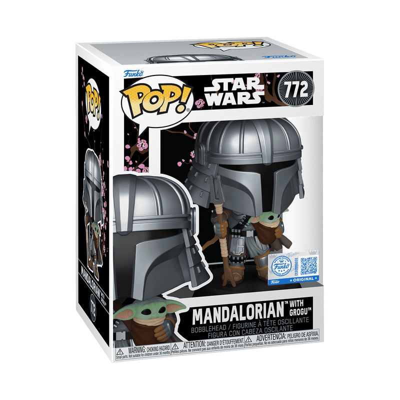 Star Wars Mandalorian with Grogu Action Figure - Collectible Toy for Fans | Perfect for Display, Gifts & Star Wars Merchandise Collections