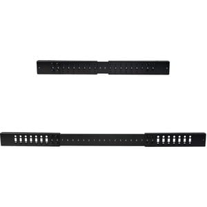 8U 19-Inch Open Frame Server Rack - Adjustable Depth (22-40in) 4-Post Network Rack for Dell PowerEdge, HP ProLiant & ThinkServer - Compact Mobile Free-Standing Computer Equipment Rack for Data Centers & Server Rooms (4POSTRACK8U)