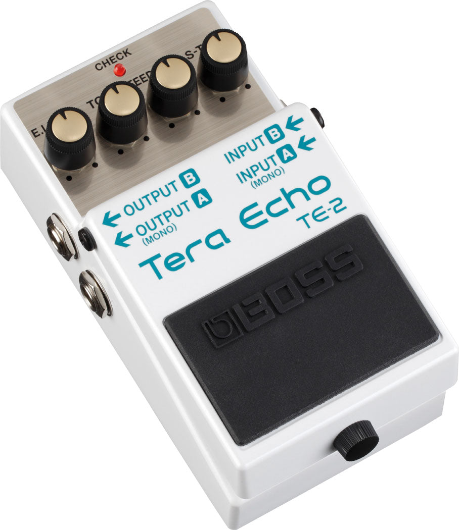 Boss TE-2 Tera Echo Compact Guitar Effects Pedal - Perfect for Ambient, Shoegaze & Experimental Music