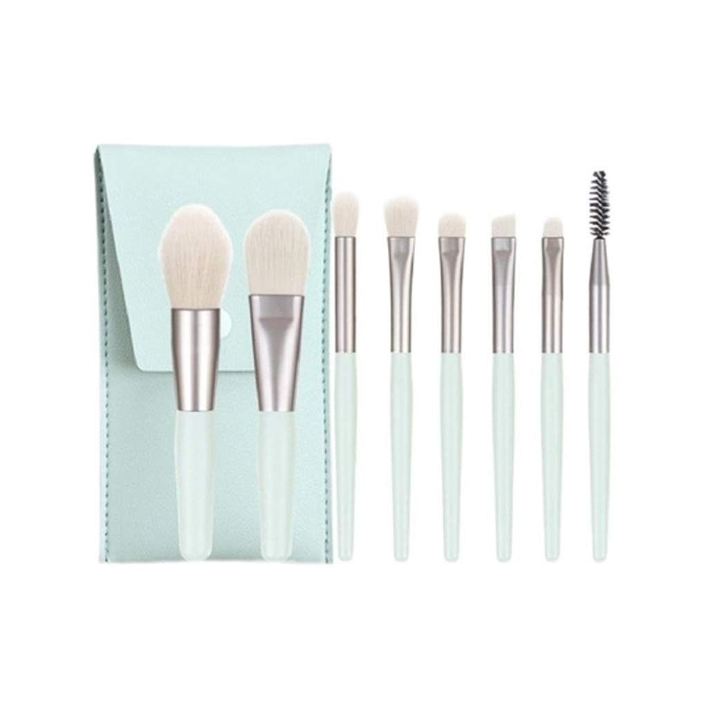 8-Piece Mini Travel Makeup Brush Set - Soft Foundation, Eyeshadow, Blush, Concealer & Lip Brushes for Portable Beauty On-The-Go | Perfect for Travel, Touch-Ups & Professional Makeup Application