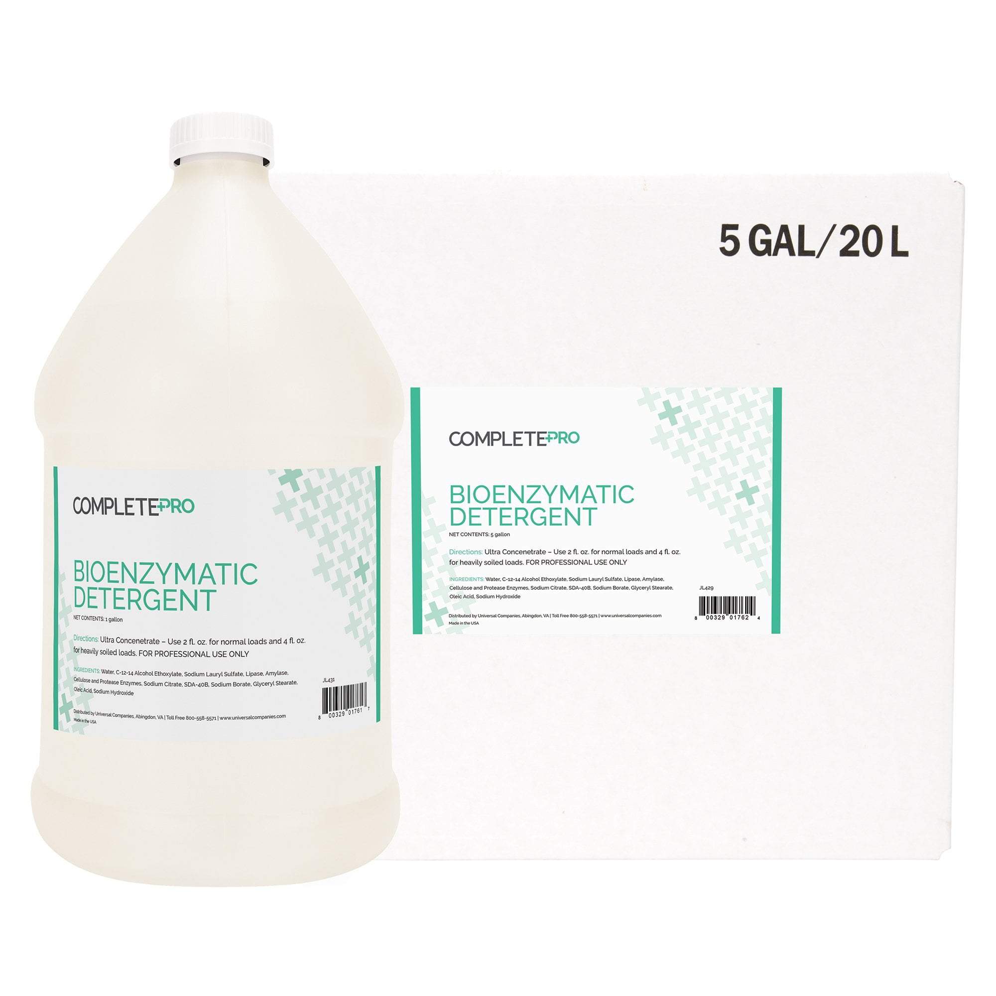 Complete Pro Bioenzymatic Laundry Detergent - Powerful Stain Removal for Clothes, Baby Items & Delicates | Eco-Friendly Enzyme Cleaner for All Washing Machines