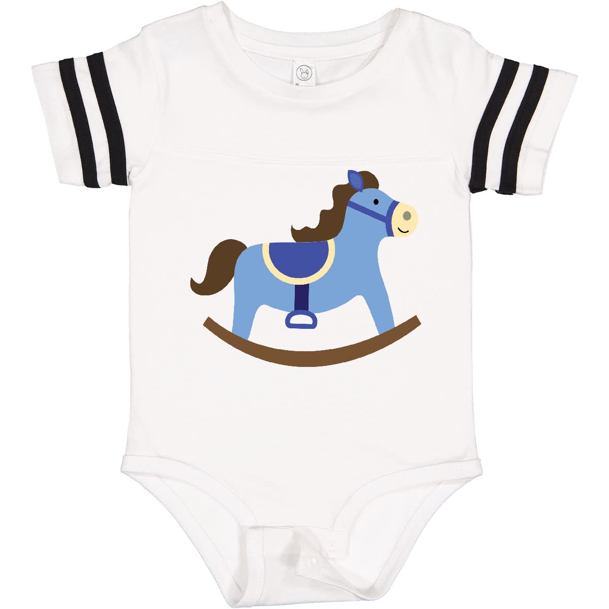 Inktastic Rocking Horse Baby Boy Bodysuit - Soft Cotton Onesie for Newborns & Infants - Perfect for Playtime, Nursery, and Photo Shoots