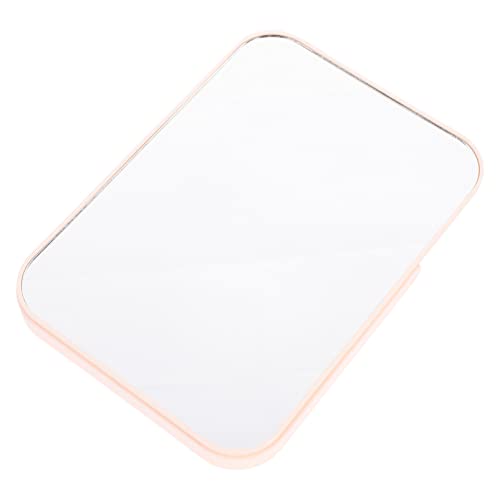 HEALLILY Foldable Desktop Makeup Mirror - Portable Square Vanity Mirror with Stand for Dressing Table, Travel & Home Use | Perfect for Makeup, Skincare & Hair Styling