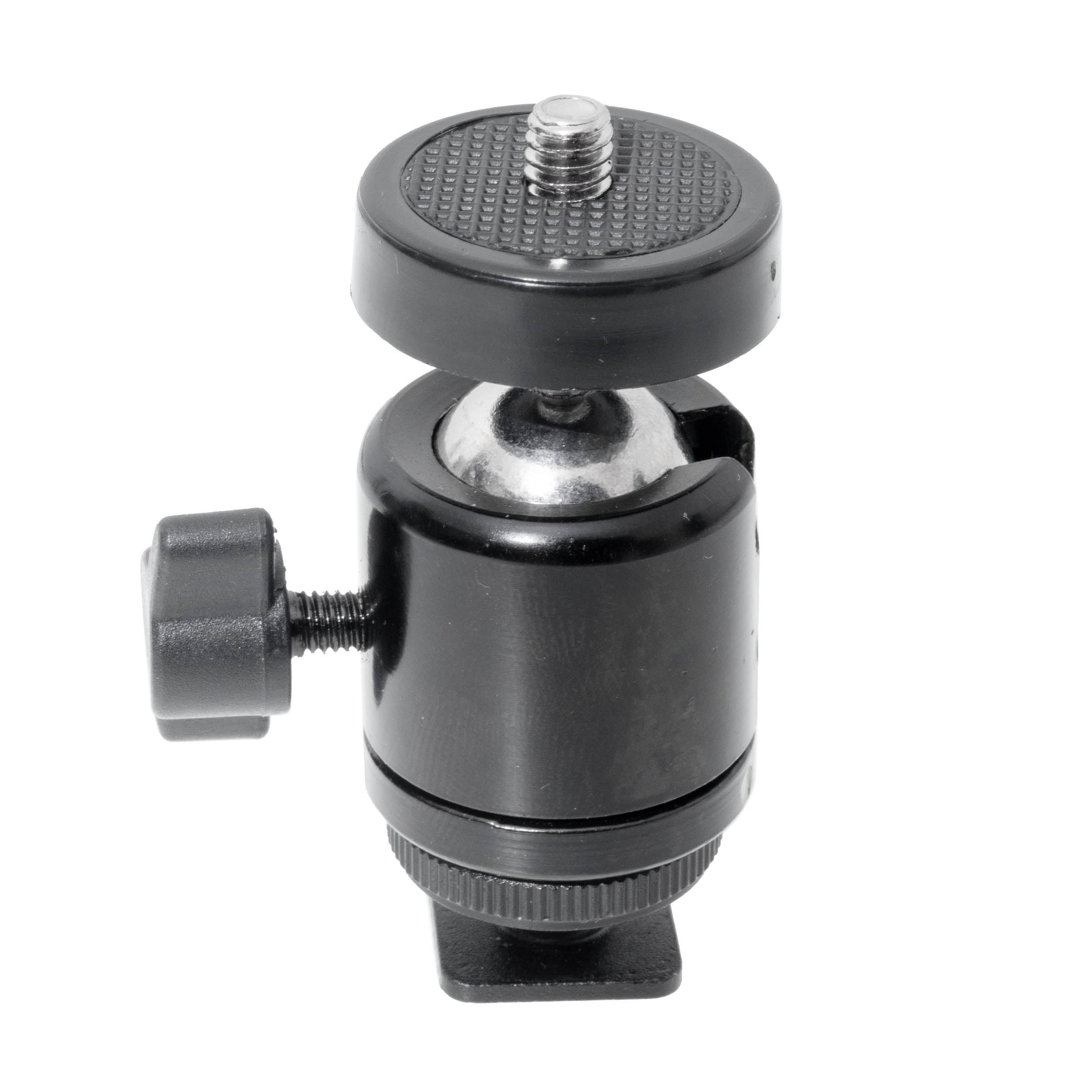 Multifunctional Mini Ball Head with Hot Shoe Mount - Compact Tripod Adapter for DSLR Cameras, Smartphones & Action Cameras - Perfect for Vlogging, Photography & Outdoor Adventures
