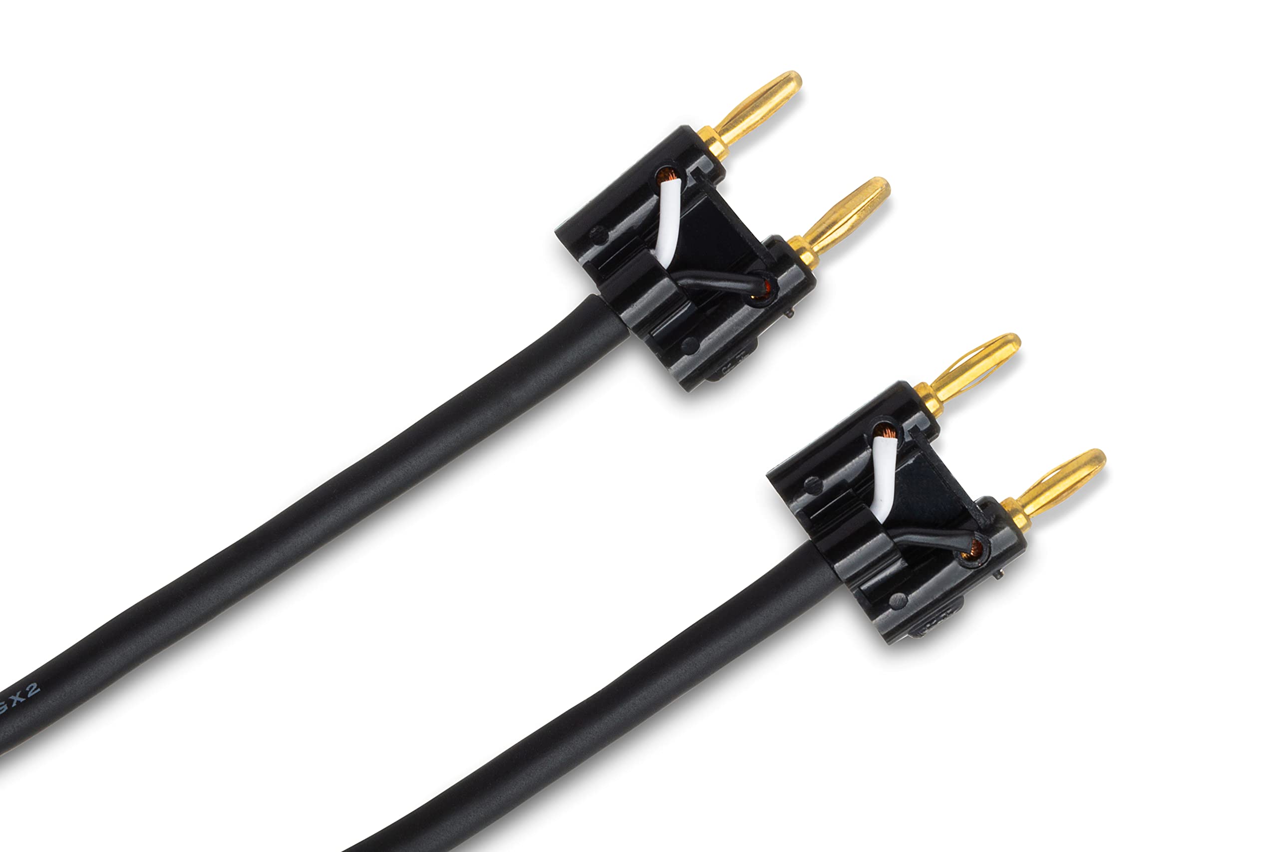 Hosa SKJ-650BB 50ft Speaker Cable - Dual Banana Plug to Same Connector for Home Theater & Professional Audio Systems - High-Quality Audio Connection for Speakers, Amplifiers & Studio Equipment