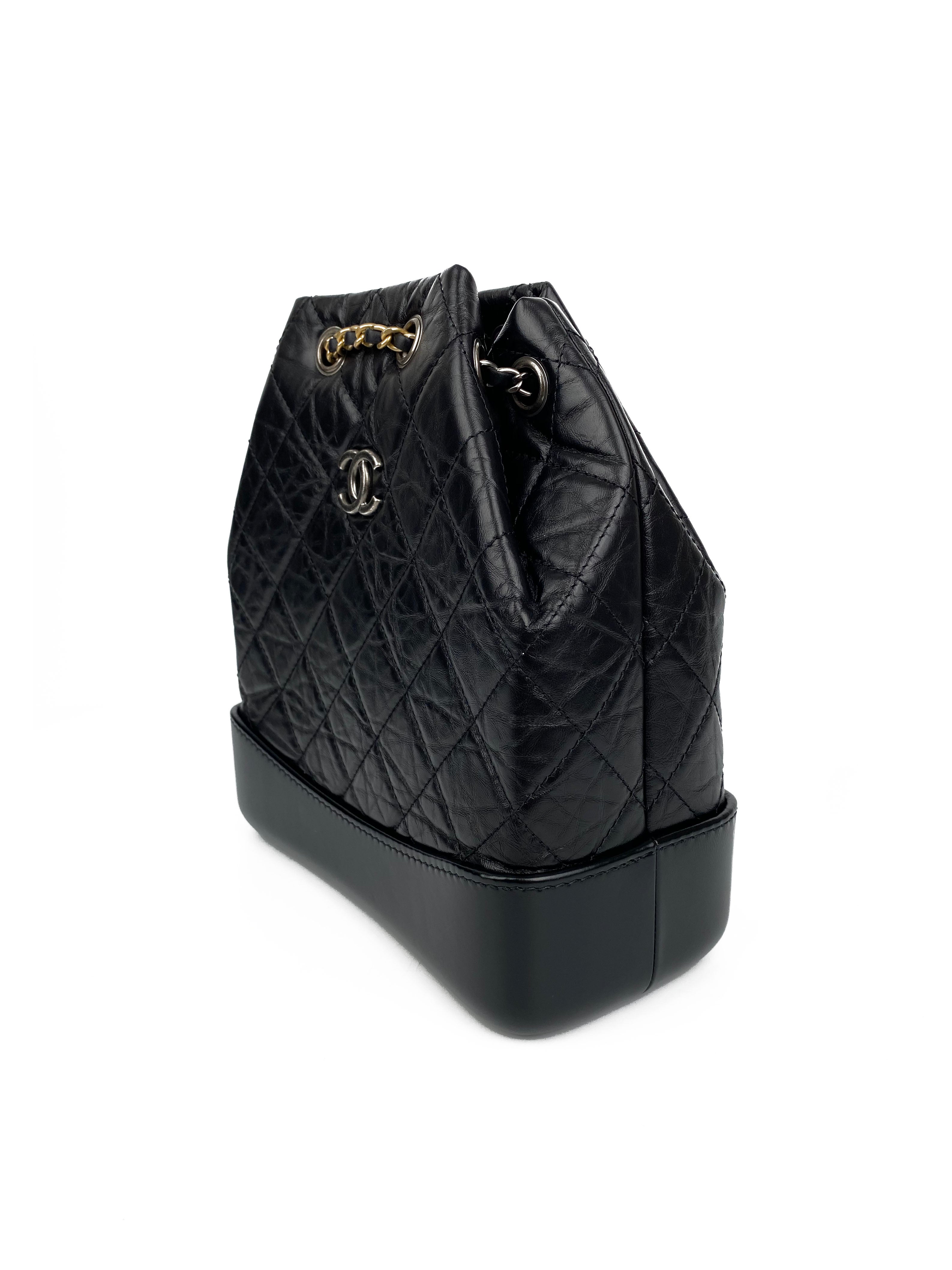 Chanel Black Gabrielle Backpack - Luxury Designer Handbag for Women, Perfect for Travel, Work & Everyday Use