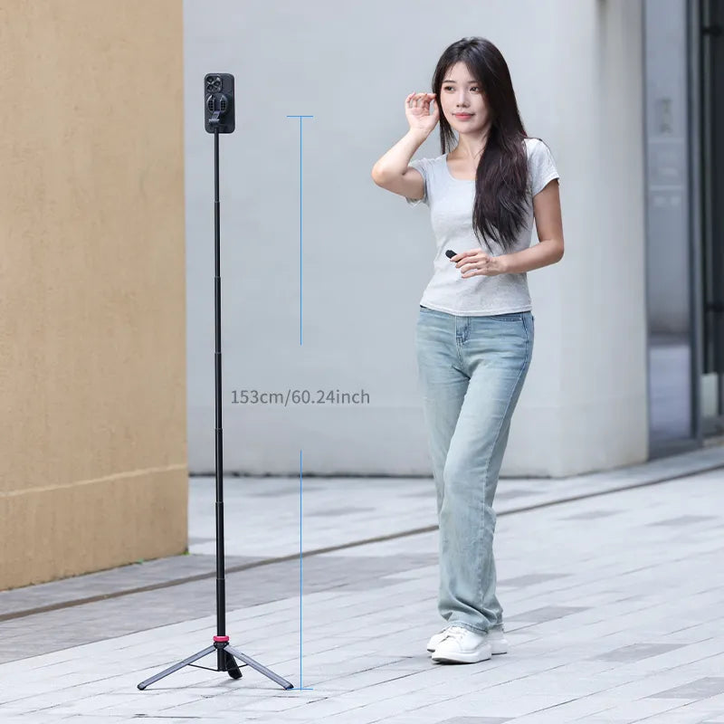Ulanzi MT 84 Magnetic Phone Tripod Stand with Strong Stability - Perfect for Vlogging, Photography, and Video Calls