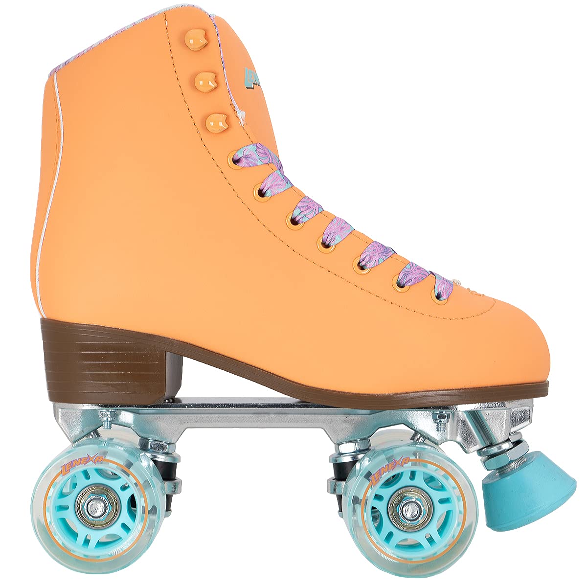 Lenexa Savanna Roller Skates for Kids & Women - Adjustable Quad Roller Skates for Girls & Adults - Perfect for Indoor & Outdoor Skating, Rinks, Parks & Birthday Parties