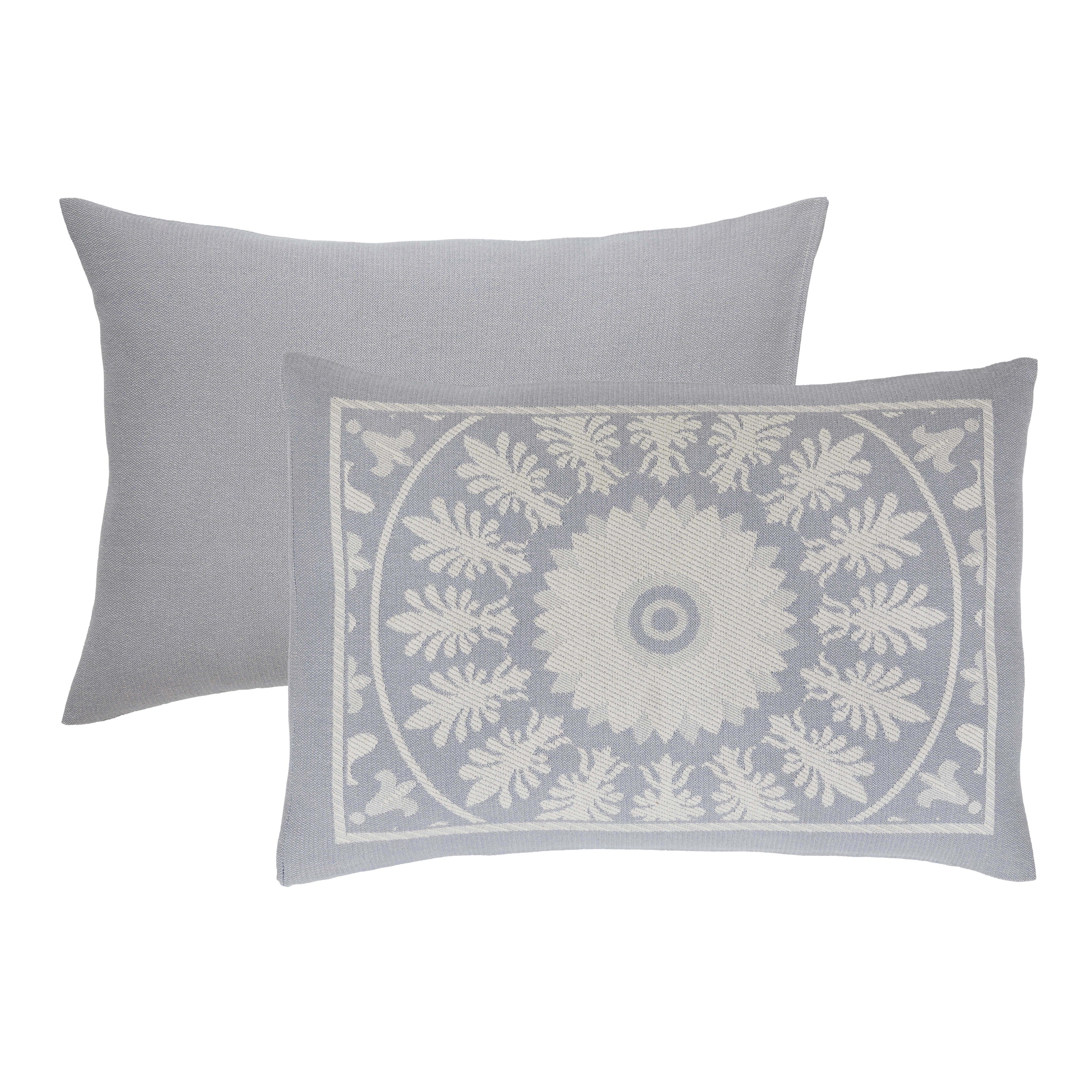 Traditional Medallion Cotton Blend Woven Jacquard Bedspread Set - Queen Size Luxury Bedding for Master Bedroom - Perfect for Home Decor, Guest Room & Hotel Use