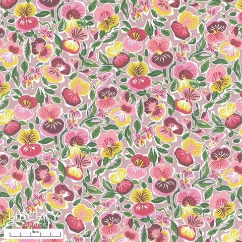 Liberty Tana Lawn Cotton Fabric 5132A Pru Roskrow Floral Print - Perfect for Dressmaking, Quilting & DIY Craft Projects