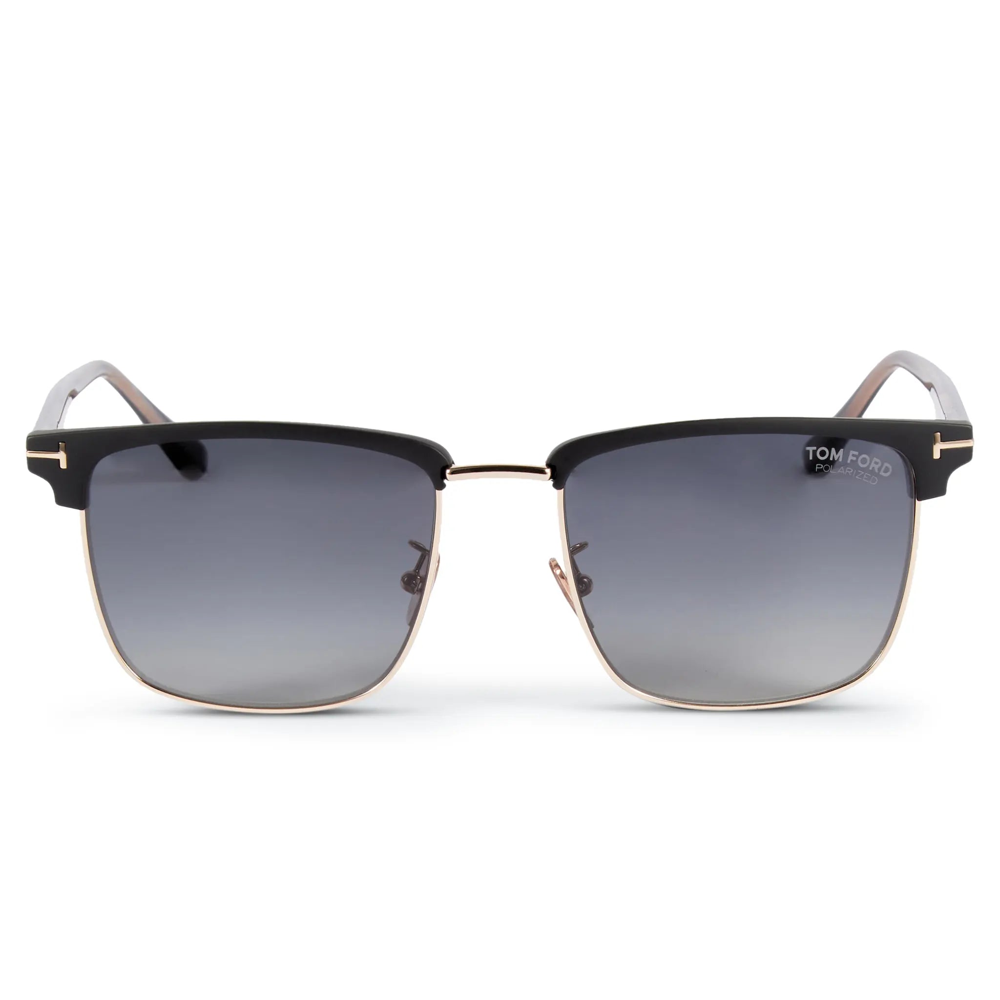 Tom Ford Hudson 02 FT0997 H 02D 55 Black Polarized Sunglasses for Men - UV Protection Luxury Designer Shades for Driving, Beach & Outdoor Activities