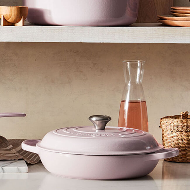 Le Creuset 3.5 Quart Enameled Cast Iron Braiser with Lid - Perfect for Searing, Braising & Slow Cooking | Oven & Stovetop Safe | Ideal for Family Dinners & Entertaining