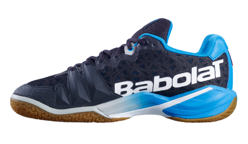 Babolat Shadow Tour Men's Indoor Court Shoes - Black/Blue | Lightweight Tennis Shoes for Men | Perfect for Indoor Courts & Badminton