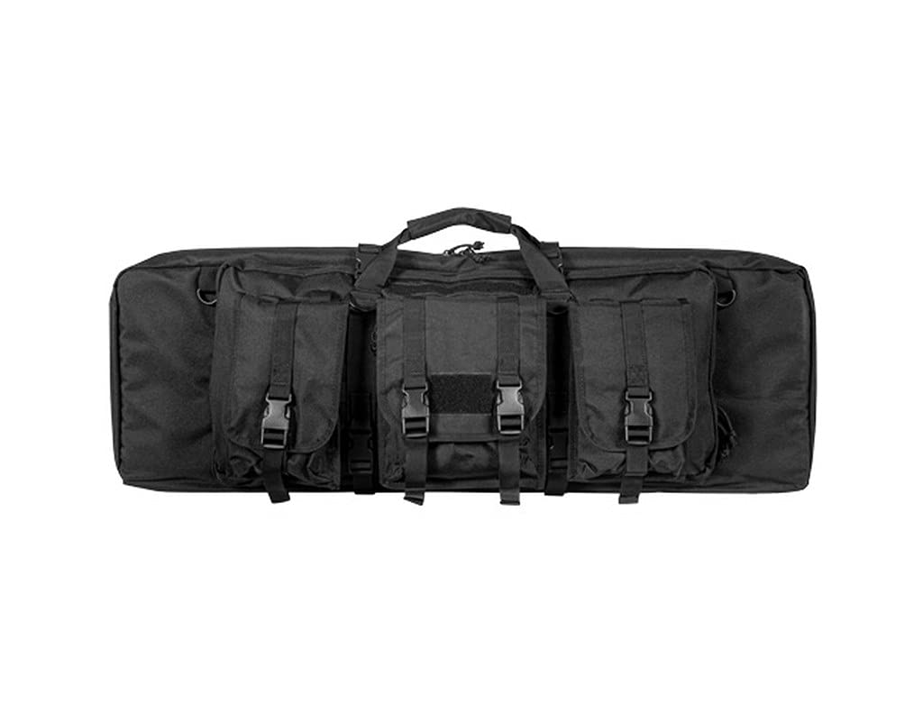 Fox Outdoor Products 2 Dual Combat Case - Tactical Hard Gun Cases for Pistols & Rifles - Waterproof & Shockproof Firearm Storage - Perfect for Range, Hunting & Travel Protection