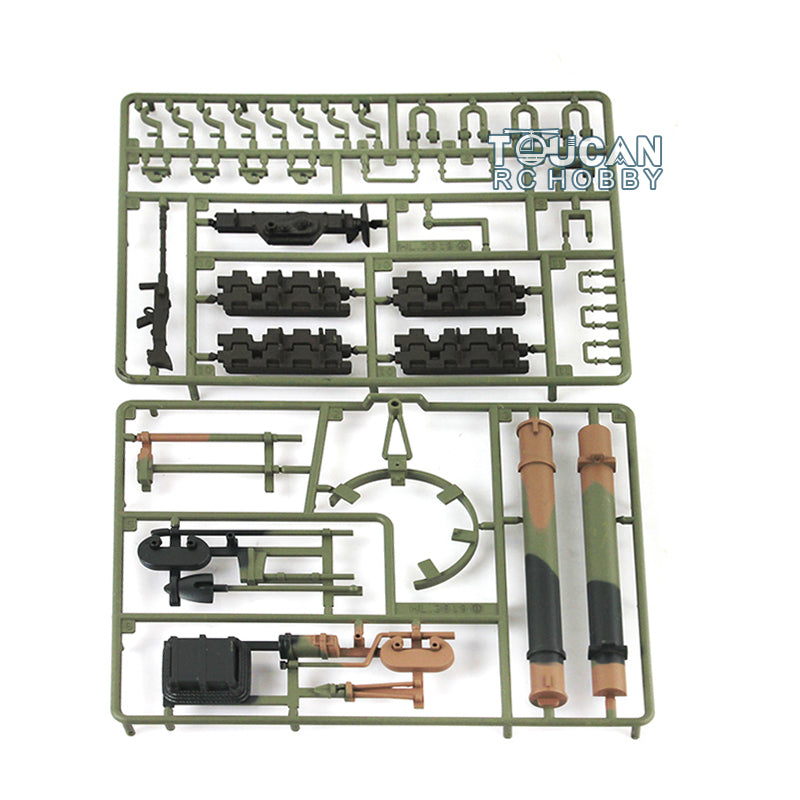 Henglong 1/16 Scale German Panther V RC Battle Tank 3819 - US Stock Plastic Model Kit with DIY Replacement Parts | Perfect for Military Enthusiasts & RC Tank Battles