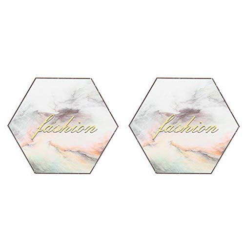 Hexagon Nail Art Stamping Plate for Professional & Home Manicure - Nail Design Template for Salon, School & DIY Nail Lovers - Perfect for French Tips, Floral Patterns & Creative Nail Art Designs