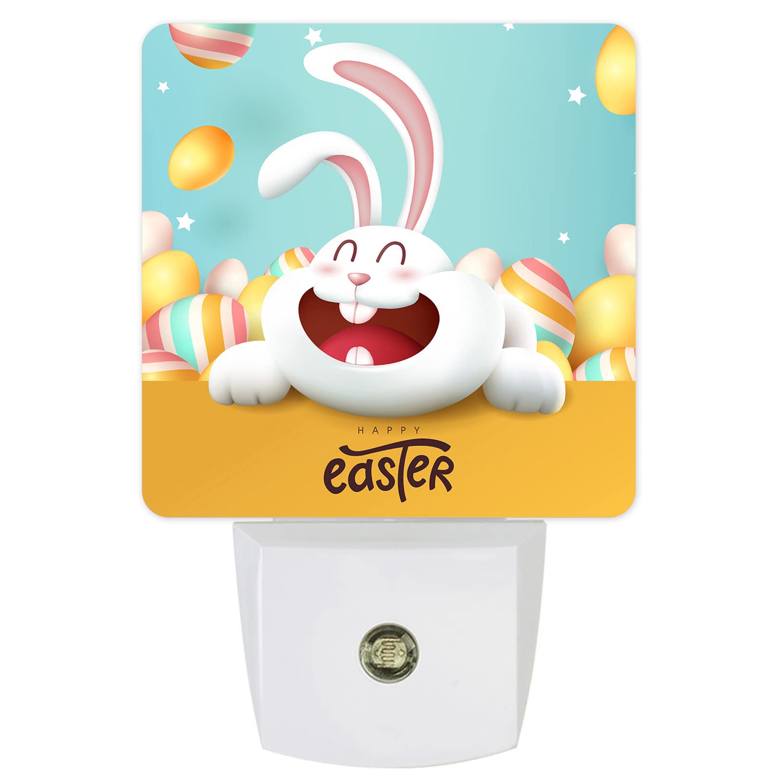 Easter LED Night Light with Auto Sensor for Kids - Bedroom Decor