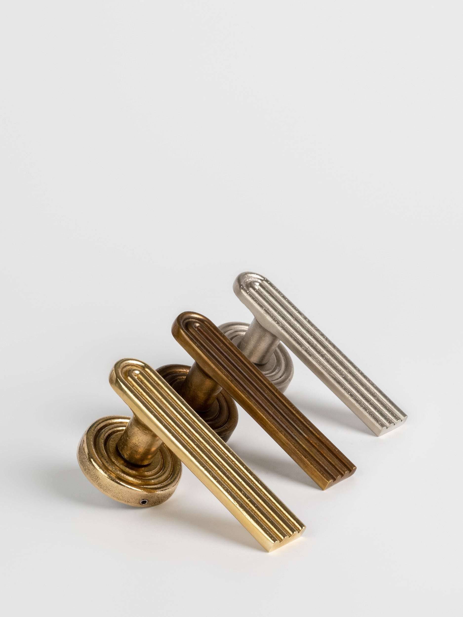 Premium Passage Door Handle Set No. 18 - Modern Interior Door Knob for Home & Office - Perfect for Bedrooms, Bathrooms, and Closets