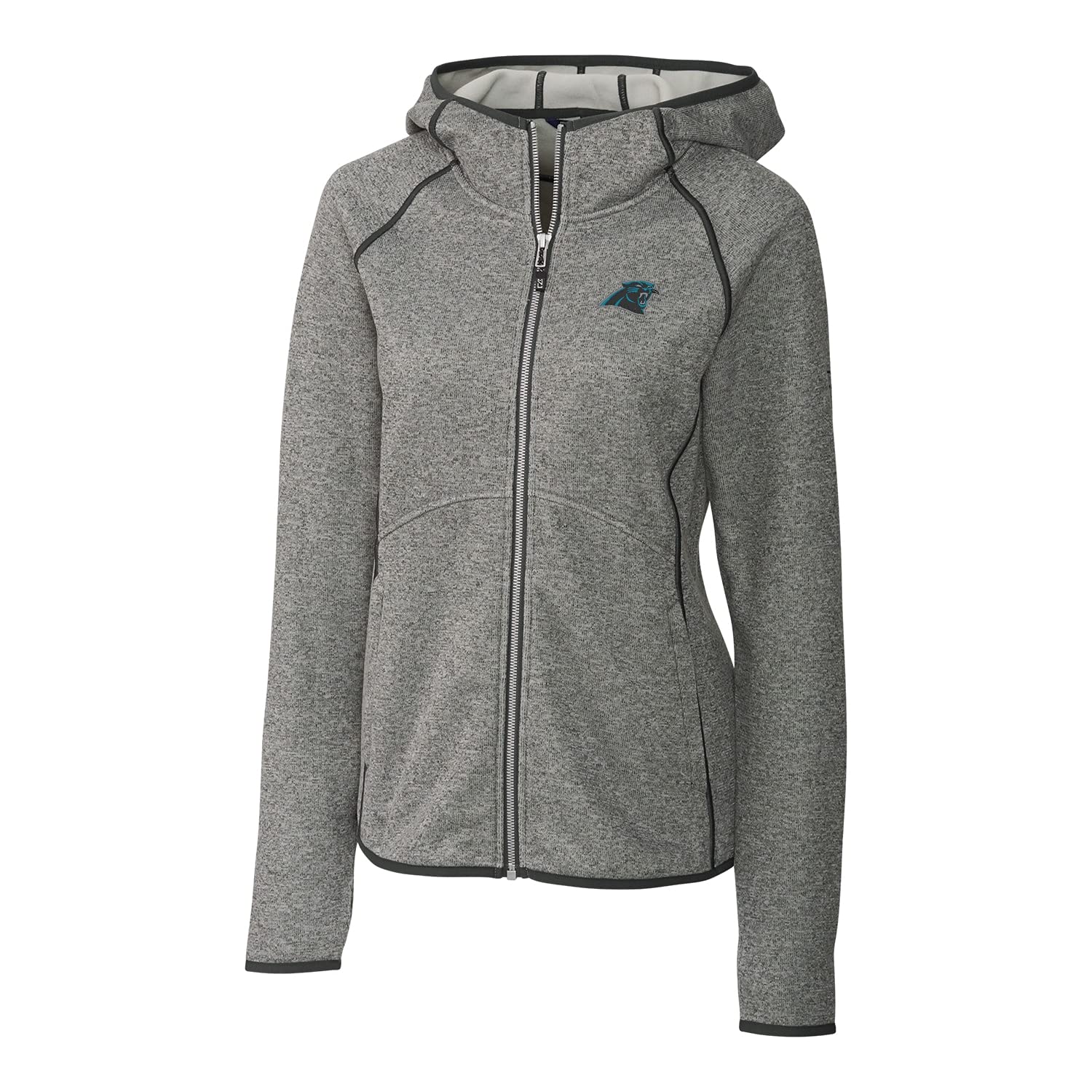 Cutter & Buck Women's NFL Mainsail Full-Zip Windproof Jacket - Official Licensed Football Outerwear for Game Day & Outdoor Activities