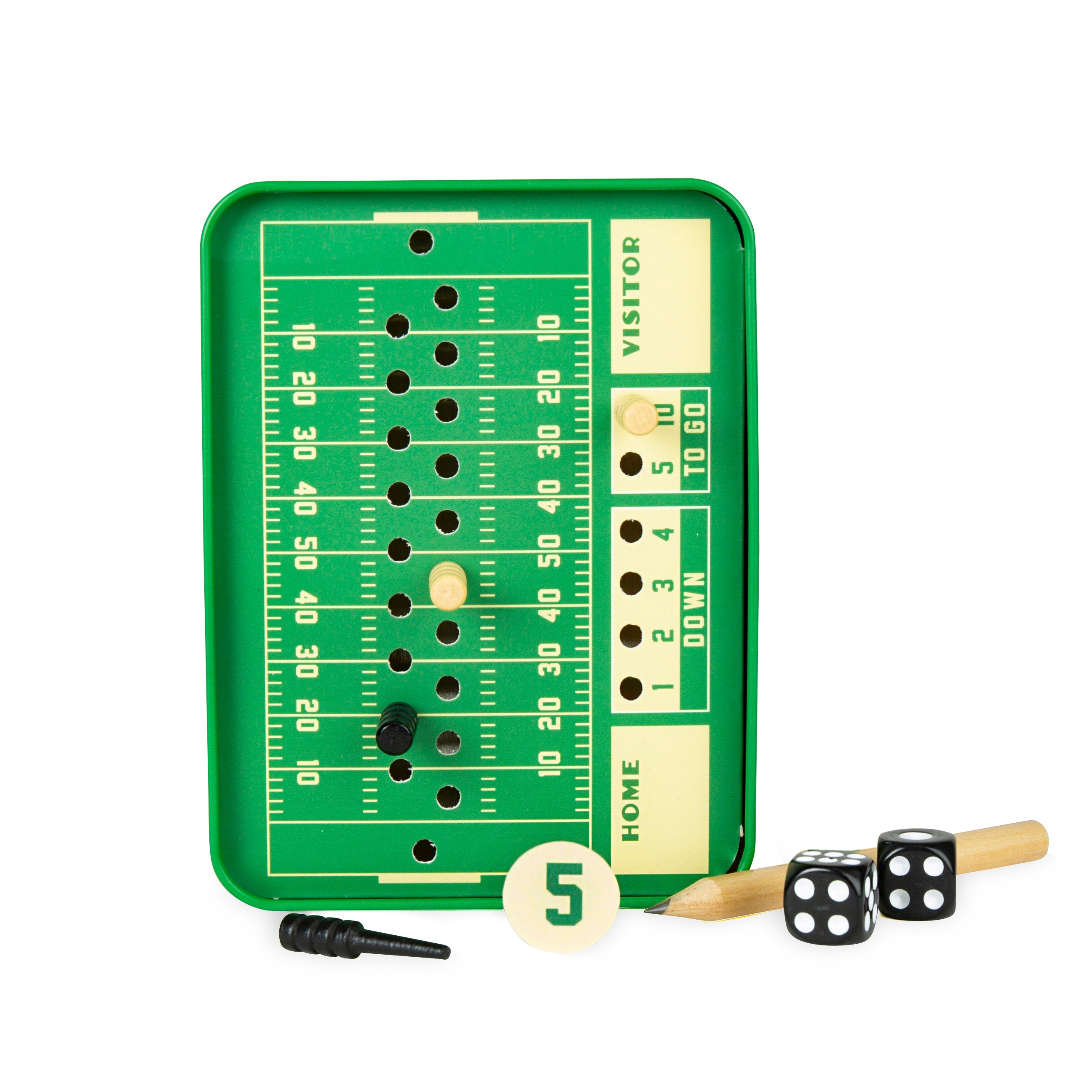 Premium Metal Tin Football - Collectible & Decorative Sports Memorabilia for Fans, Home, Office & Game Room Decor