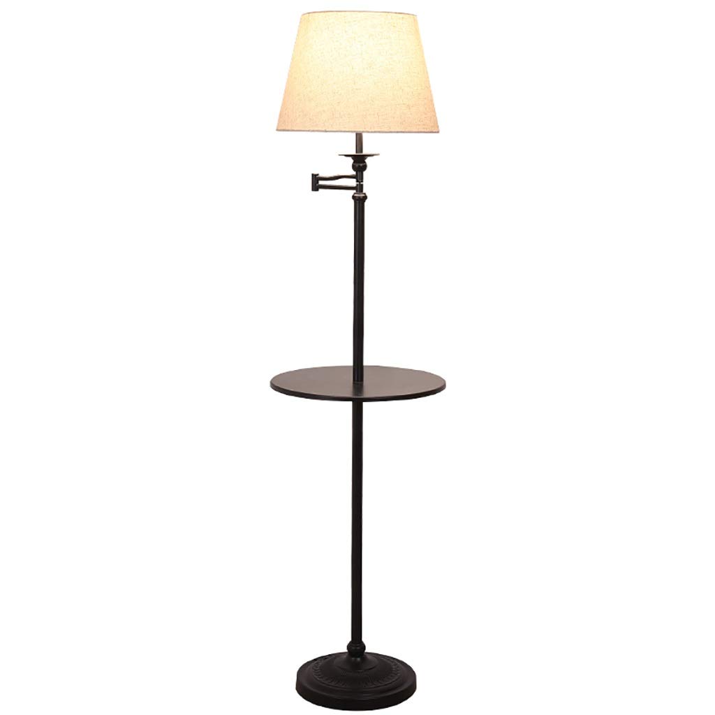 Modern Minimalist Floor Lamp for Living Room, Bedroom & Study - Adjustable Standing Lamp with Storage Tray for Sofa & Coffee Table - Perfect for Reading, Relaxing & Home Decor
