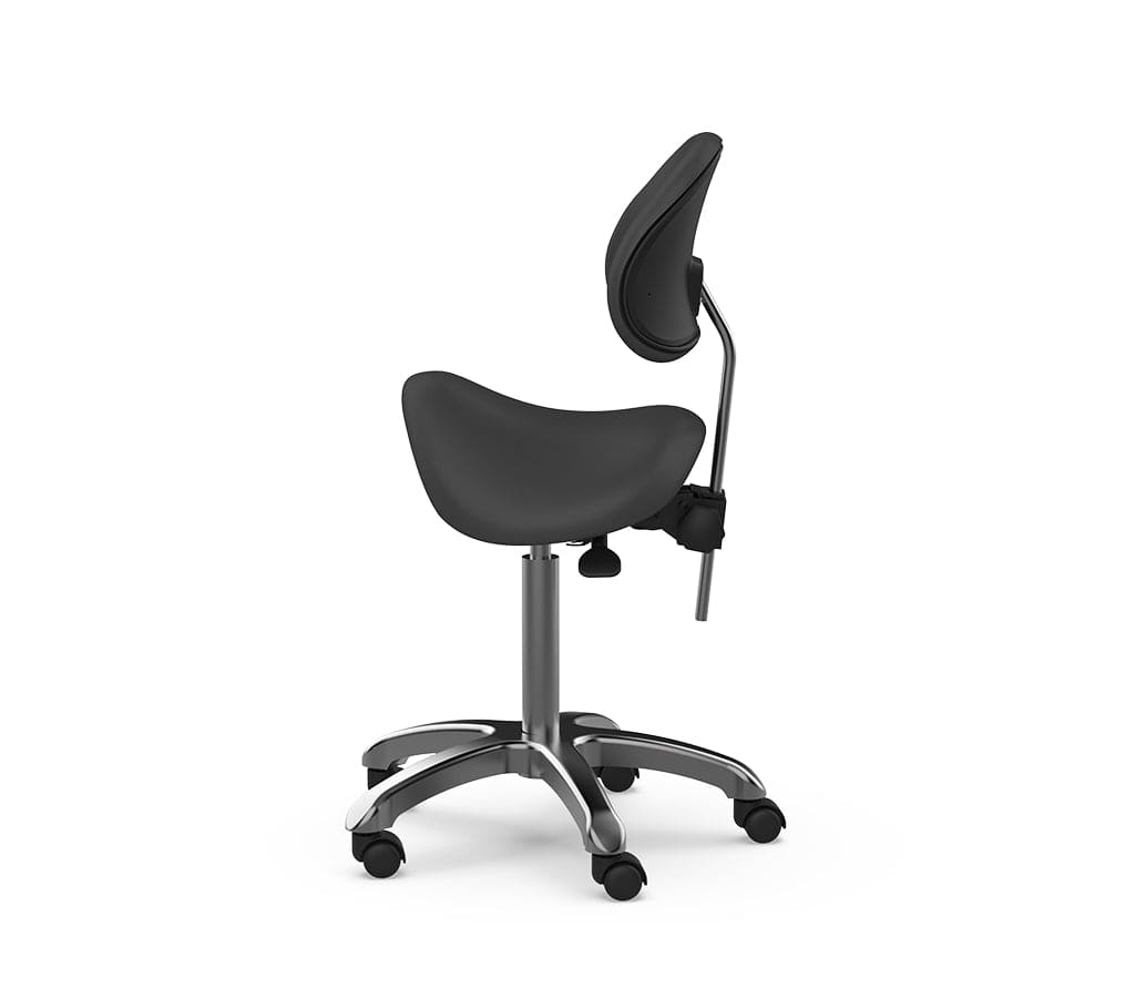 Professional Adjustable Beautician & Salon Stool (1025A) - Perfect for Hair Styling, Nail Art, and Makeup Application
