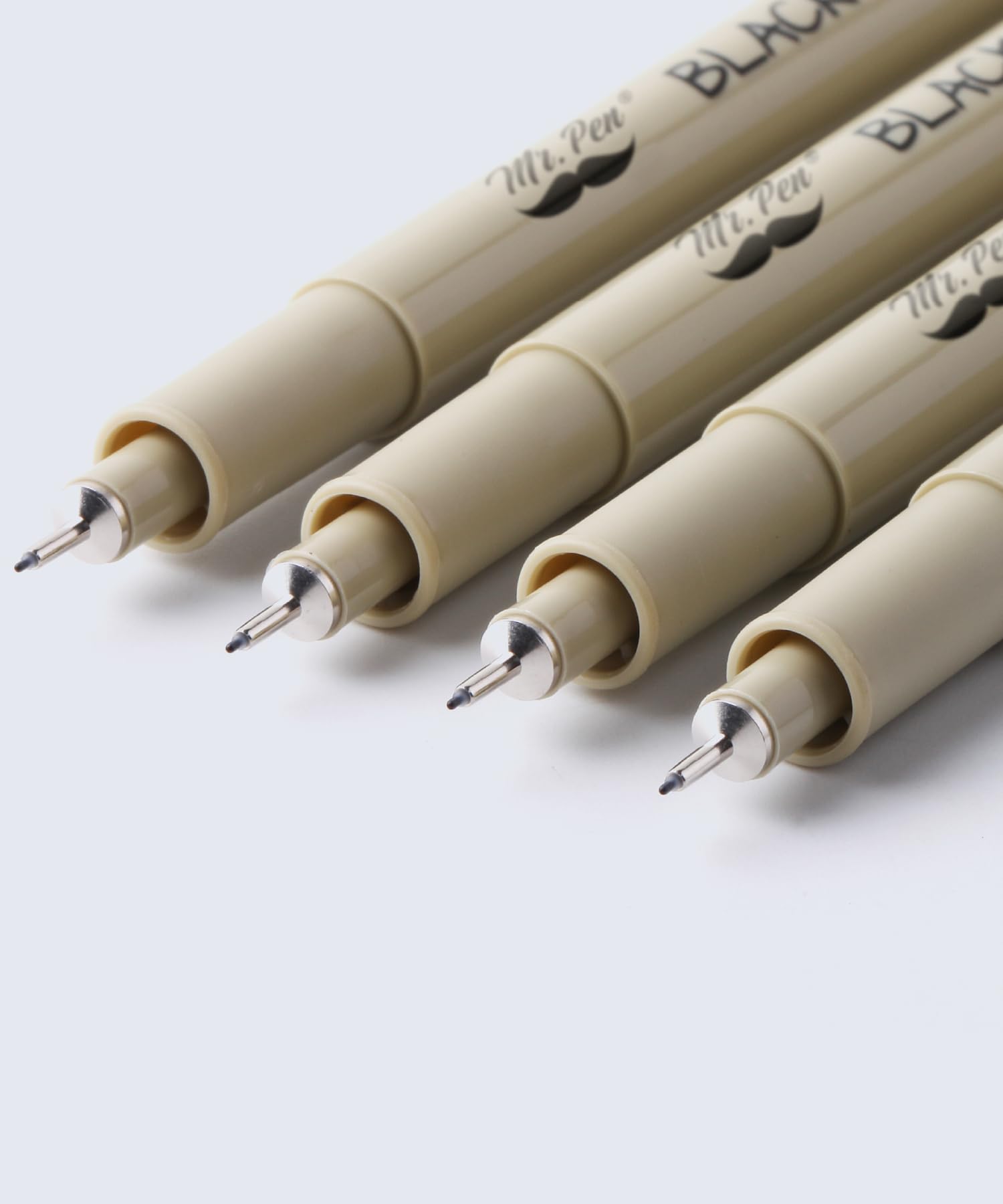 Mr. Pen- Black Fineliners, 0.25mm Ultra Fine Tip, 4 Pack No Bleed Bible Pens for Journaling, Bible Study, Art Drawing & Calligraphy - Perfect for Sketching, Note Taking & Bullet Journals