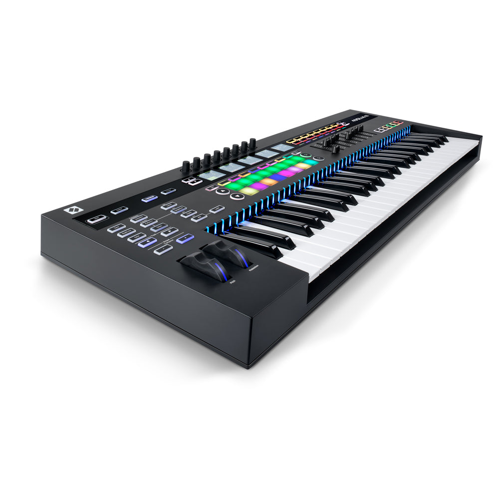 M-Audio 49SL MkIII MIDI Keyboard Controller - 49-Key USB MIDI Keyboard with Semi-Weighted Keys, DAW Control & Pro Tools Integration - Perfect for Music Production, Studio Recording & Live Performance