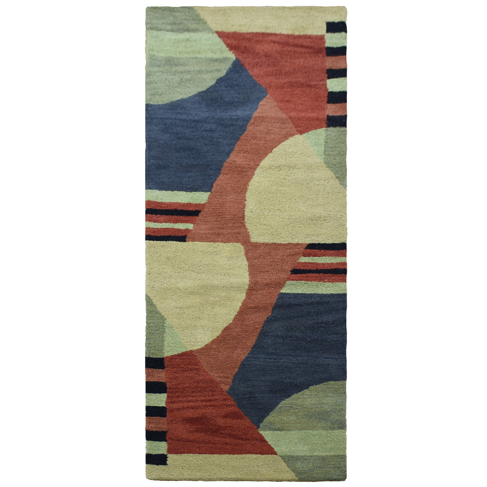FusionEcho Hand Tufted Rug - Soft Modern Area Rug for Living Room, Bedroom, Dining Room - Non-Slip Durable Home Decor Carpet