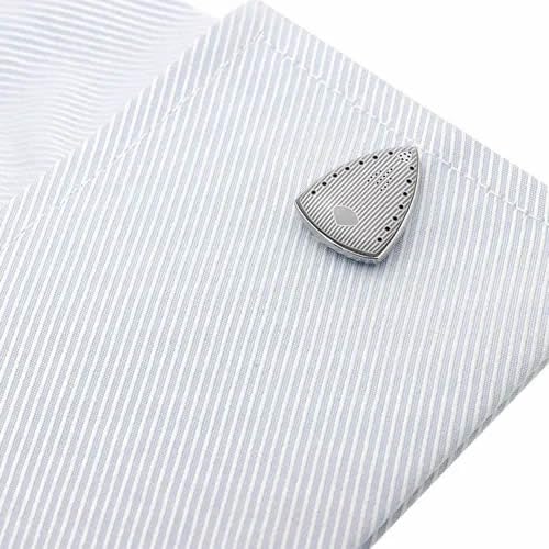 Premium Stainless Steel Cufflinks for Men - Elegant Dress Shirt Accessories for Weddings, Business & Formal Events