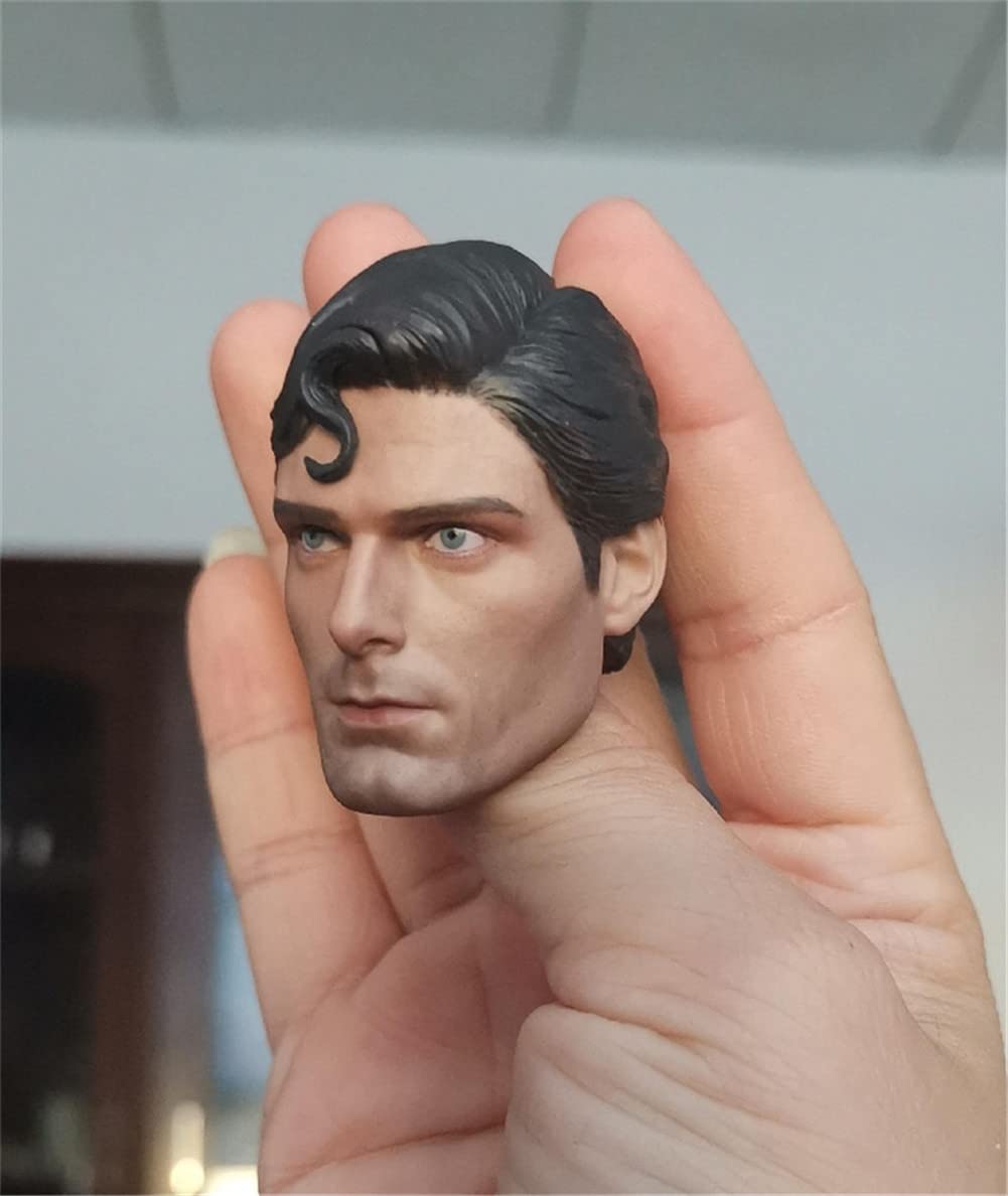 1/6 Scale Male Head Sculpt - European Men Head Carved Model for 12