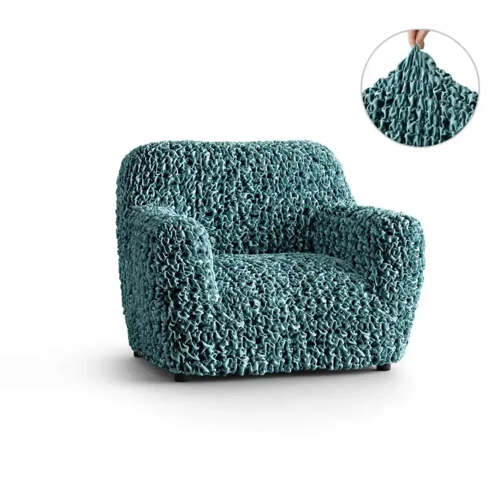 Fuco Velvet Armchair Slipcover - Soft, Stretchable & Washable Sofa Cover for Living Room, Bedroom, or Office - Perfect for Home Decor & Furniture Protection