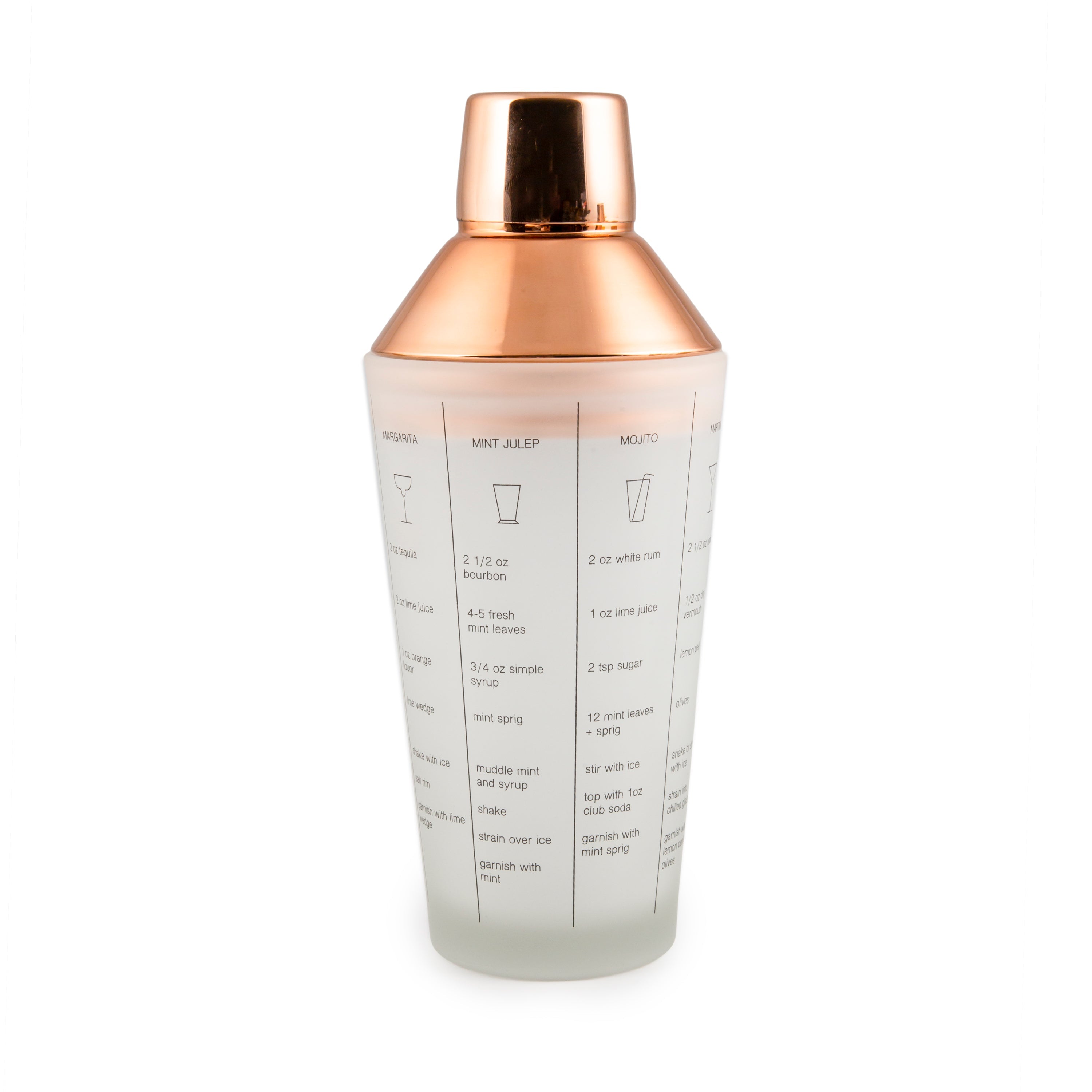 Premium 5-Piece Copper Mixology Cocktail Set - Bar Tools for Professional & Home Bartenders - Perfect for Mojitos, Margaritas & Craft Cocktails