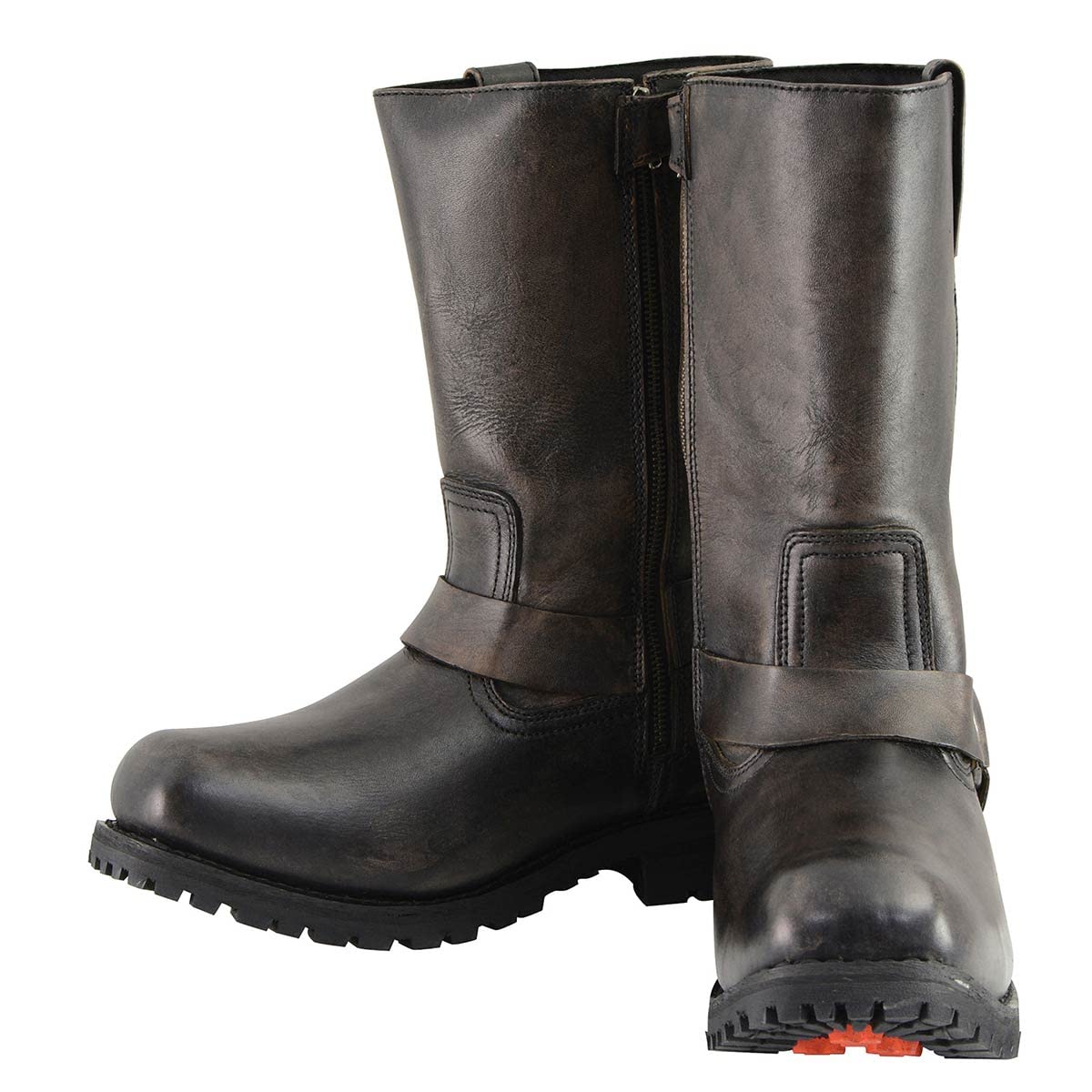 Milwaukee Leather Men's Premium Classic Motorcycle Boots - 11.5W - Durable & Comfortable Riding Boots for Harley, Cruiser & Adventure Bikes